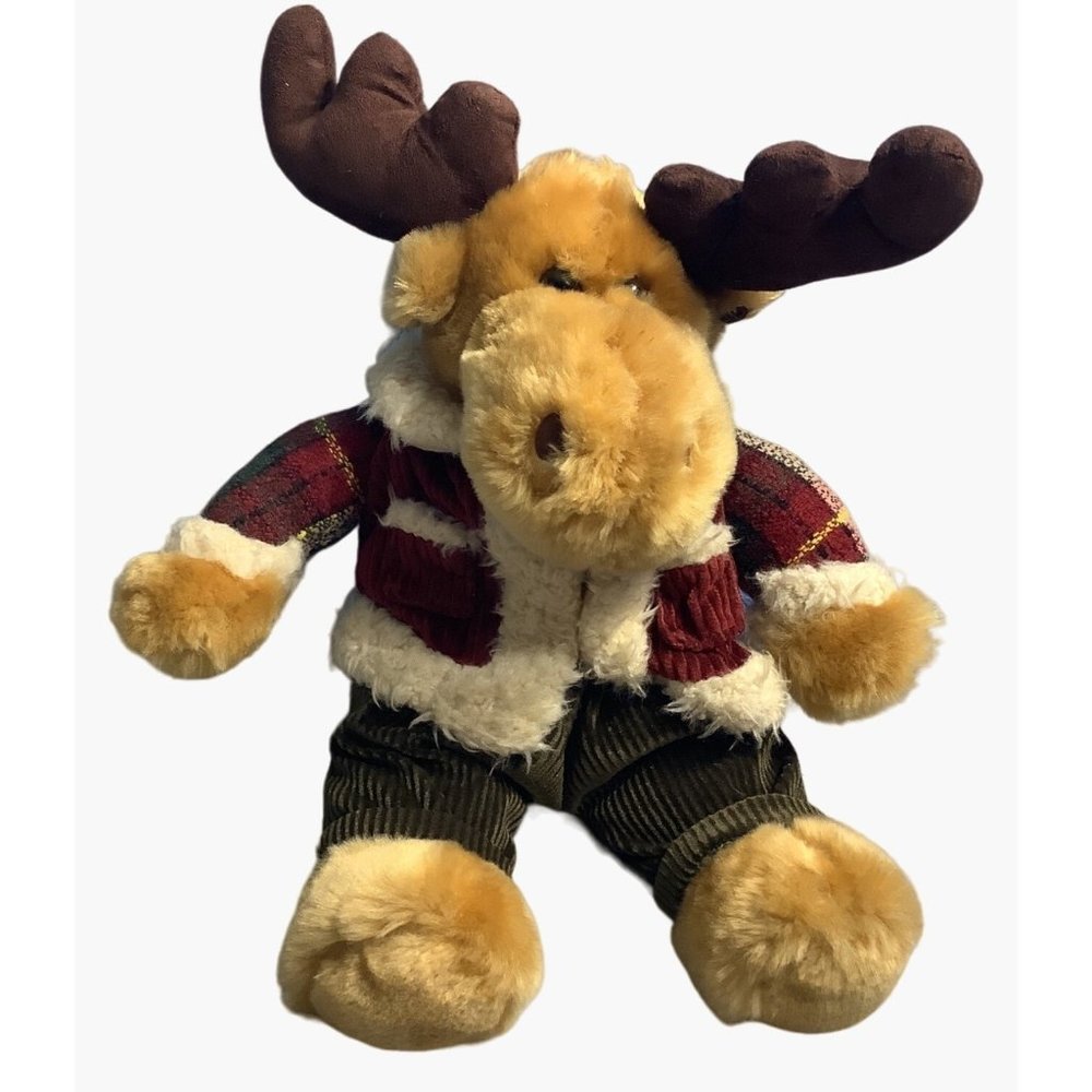 Dan Dee Collector's Holliday Mouse Plush Coat Pants Corduroy 14" Stuffed Animal